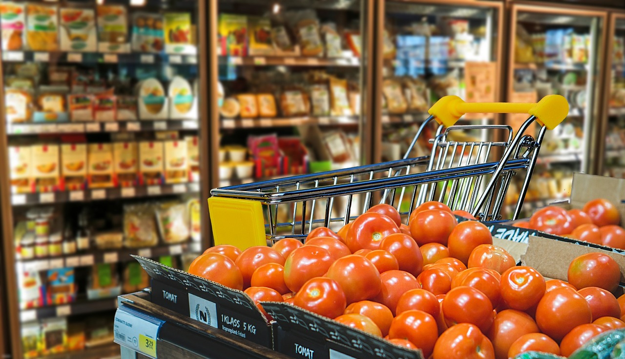 Videoüberwachung im Supermarkt